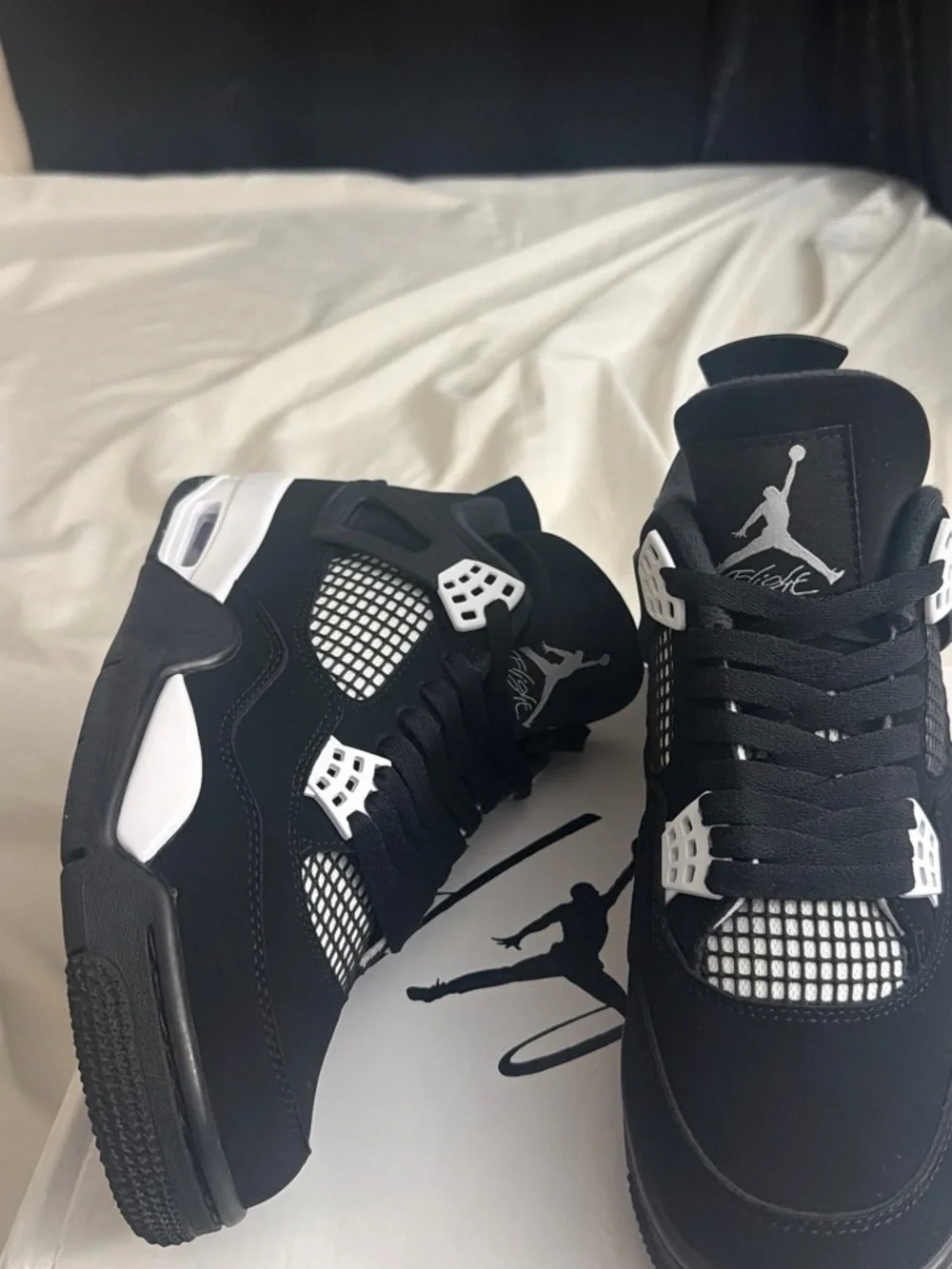 Jordan Black and White Men’s Sneakers